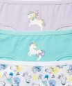 Shorty en coton stretch avec motifs licornes fille (lot de 3)[MISSING]